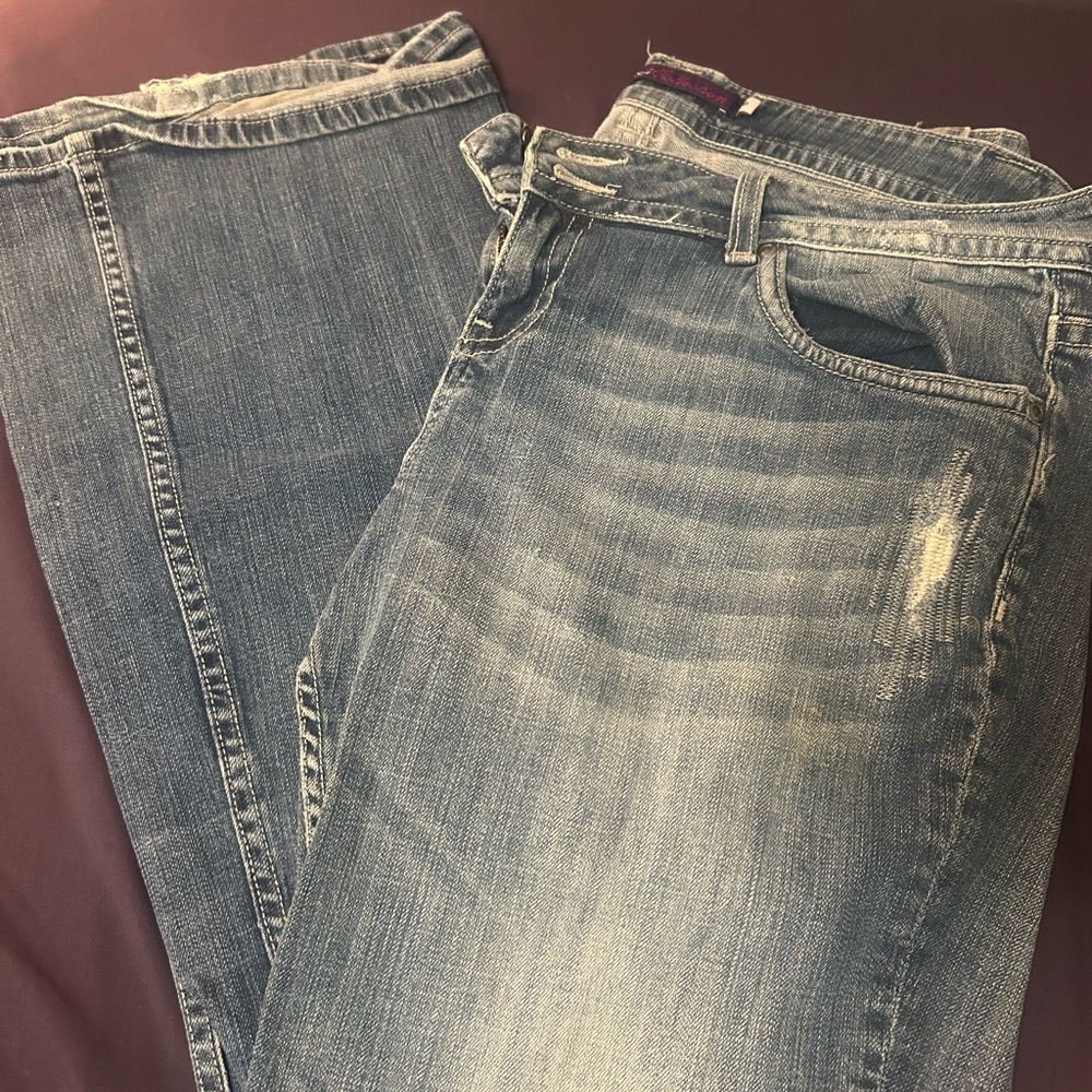 Vigoss Women's Boot Cut Jeans - Blue